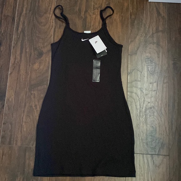 how to fit in a dress that's too small Nike Women's Sportswear Chill Knit Tight Mini-Rib Tank Dress main image 1